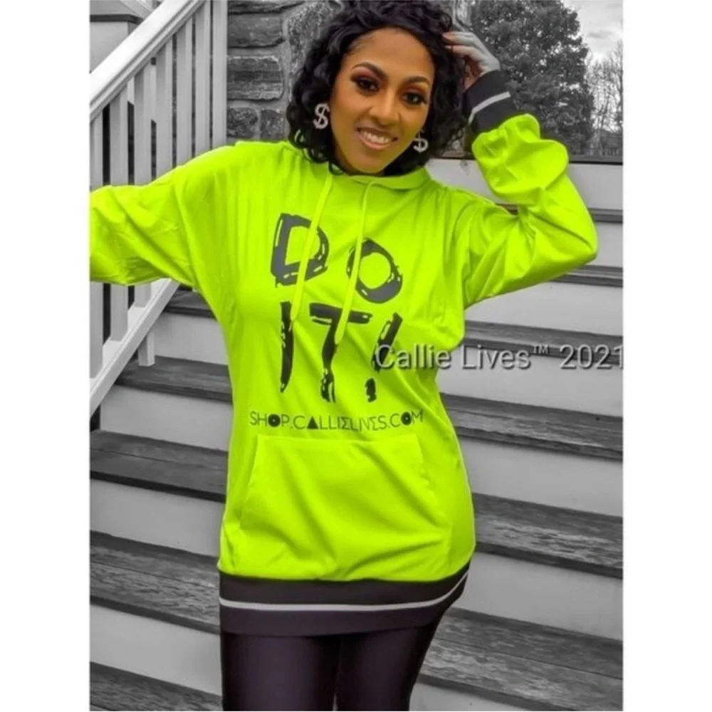 Callie Lives “Do IT” Hoodie Top: Size 2X - Picture 11 of 17